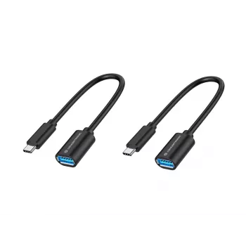 “Conceptronic ABBY11B” USB-C į USB-A OTG adapterių rinkinys, 2 vnt., 20 cm