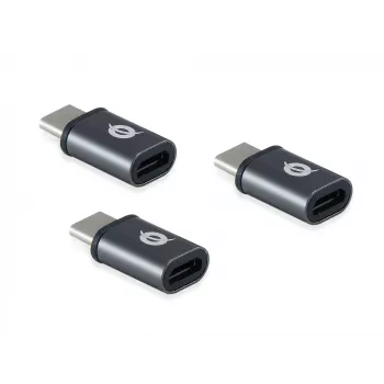 Conceptronic DONN USB-C į Micro USB OTG adapteris, 3 vnt. pakuotėje