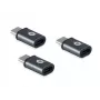 Conceptronic DONN USB-C į Micro USB OTG adapteris, 3 vnt. pakuotėje