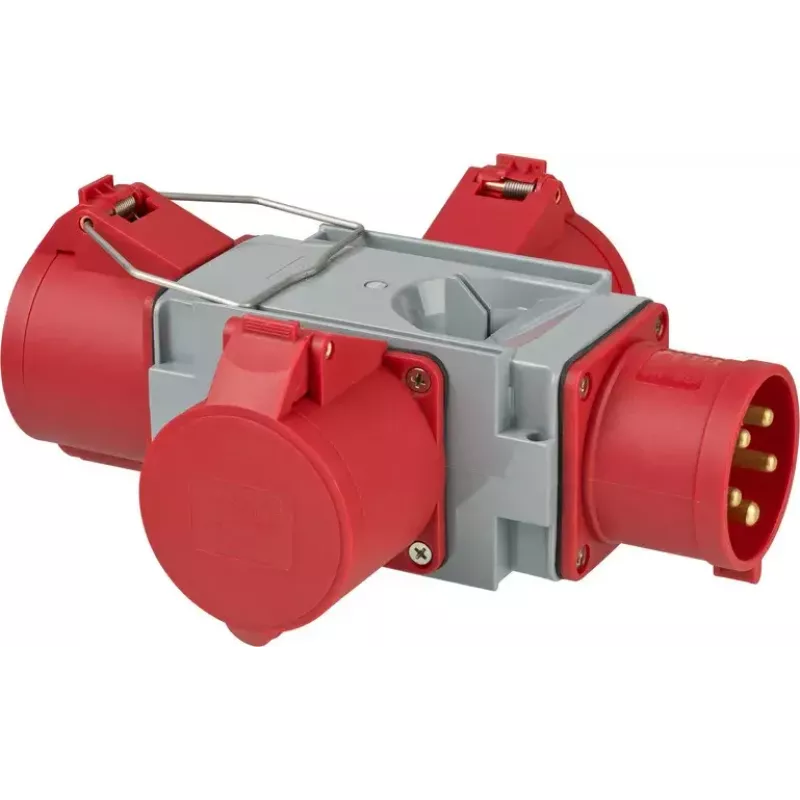 Maitinimo kištuko adapteris Brennenstuhl 1081670 400V 32A Pilka Raudona