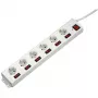Hama 137239 maitinimo ilgintuvas 1,4 m 6 kintamosios srovės lizdai (-ų) Vidinis Baltas