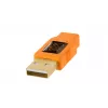USB kabelis Tether Tools CU5430ORG 4,6 m USB A - Micro-USB B oranžinis