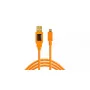 USB kabelis Tether Tools CU5430ORG 4,6 m USB A - Micro-USB B oranžinis