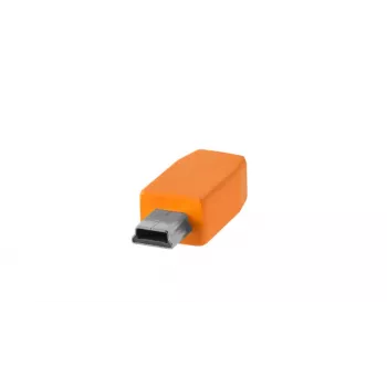 USB laidas Tether Tools CUC2415-ORG 4,6m USB 2.0 USB C Mini-USB B Oranžinis