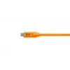 USB laidas Tether Tools CUC2415-ORG 4,6m USB 2.0 USB C Mini-USB B Oranžinis