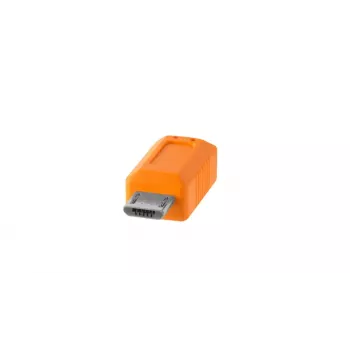 USB kabelis Tether Tools CUC2515-ORG 4,6 m USB C Micro-USB B oranžinis