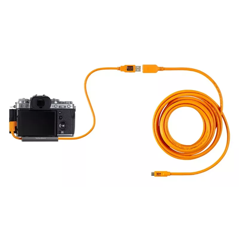 USB laidas Tether Tools CUCRT02-ORG 0,5 m USB 3.2 Gen 1 oranžinis