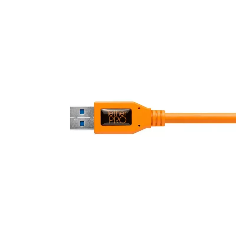 USB laidas Tether Tools CU5454 4,6 m USB 3.2 Gen 1 Micro-USB B oranžinis