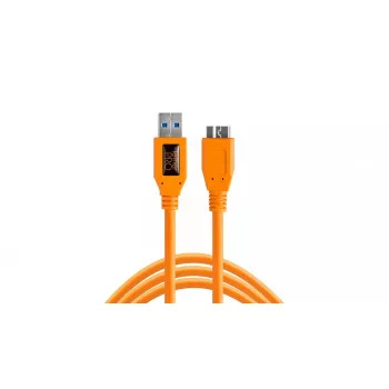 USB laidas Tether Tools CU5454 4,6 m USB 3.2 Gen 1 Micro-USB B oranžinis