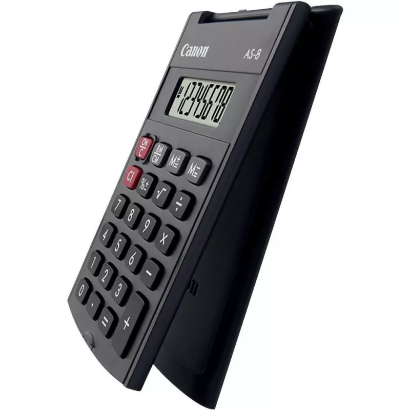 Canon AS-8 skaičiuotuvas Kišeninis Ekranas Pilka