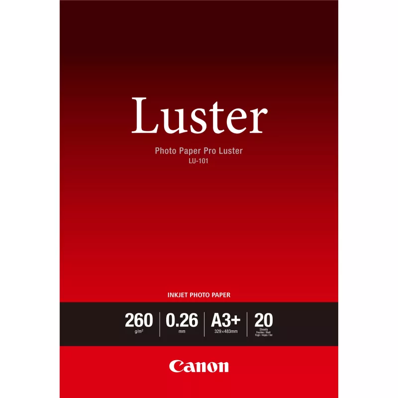 Fotopopierius, Canon, LU-101 Luster Photo Paper Pro A3 Plus - 20 lapų