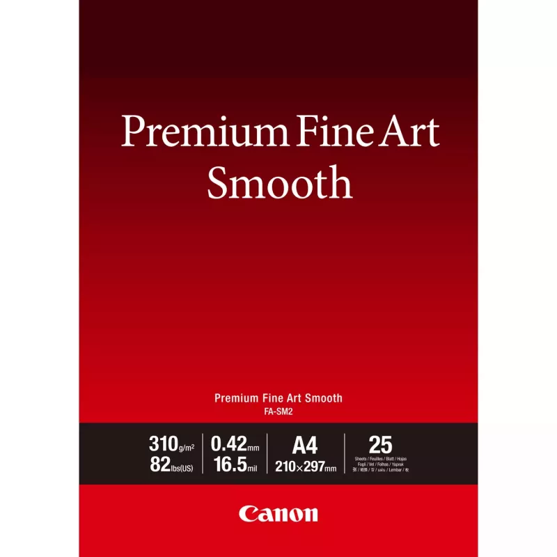 Nuotraukų popierius A4 Canon FA-SM 2 Smooth 310 g/m² rašaliniams spausdintuvams