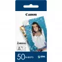 Canon ZINK™ 2„x3“ fotopopierius, 50 lapų, 5x7,6 cm, 2x3 col., baltas, 50 lapų