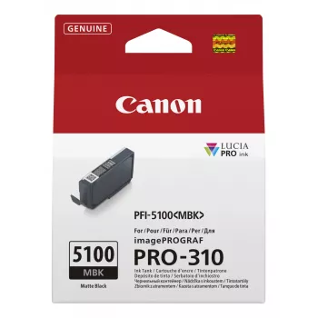 Canon PFI-5100 MBK rašalo kasetė 1 vnt. Originali Matinė juoda