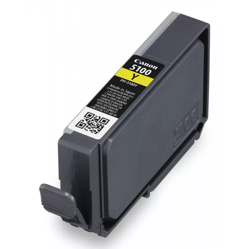 Canon PFI-5100 Y rašalo kasetė 1 vnt. Originali Geltona