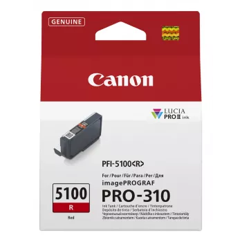 Canon PFI-5100 R rašalo kasetė 1 vnt. Originali raudona
