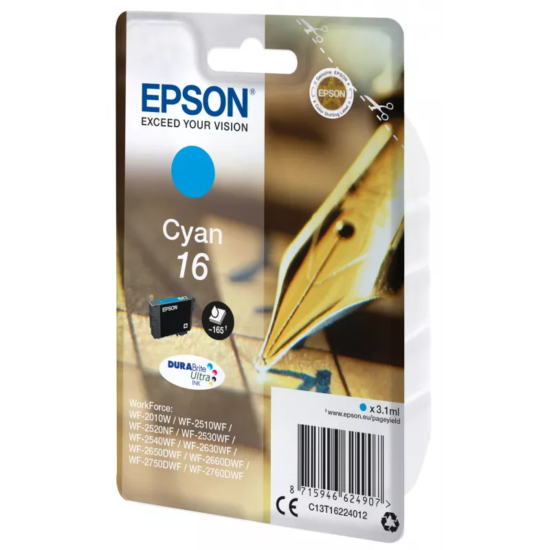 Epson Pen and crossword vienos pakuotės žalsvai mėlynas 16 DURABrite Ultra rašalas
