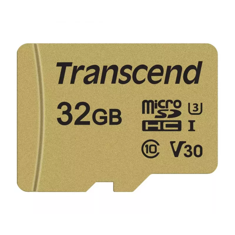 „Flash“ atmintis „Transcend“ 32 GB „MicroSDHC UHS-I 500S“