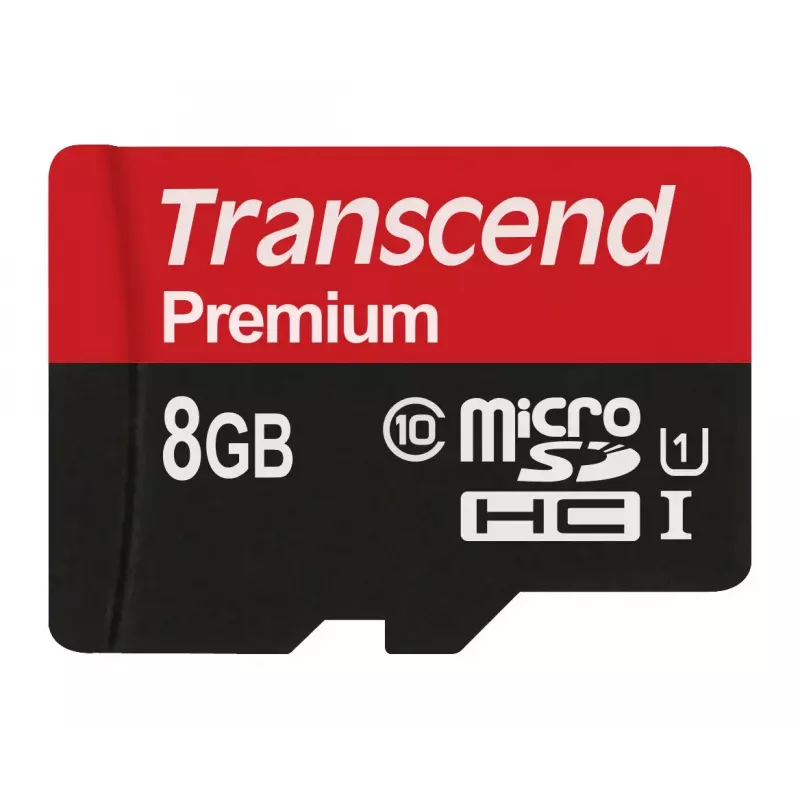 Flash atmintis Transcend 8 GB MicroSDHC Class 10 UHS-I TS8GUSDCU1