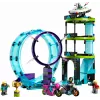 LEGO rinkinys LEGO City Stuntz 60361 Ultimate Stunt Riders Challenge — triukų motociklų žaidimo rinkinys