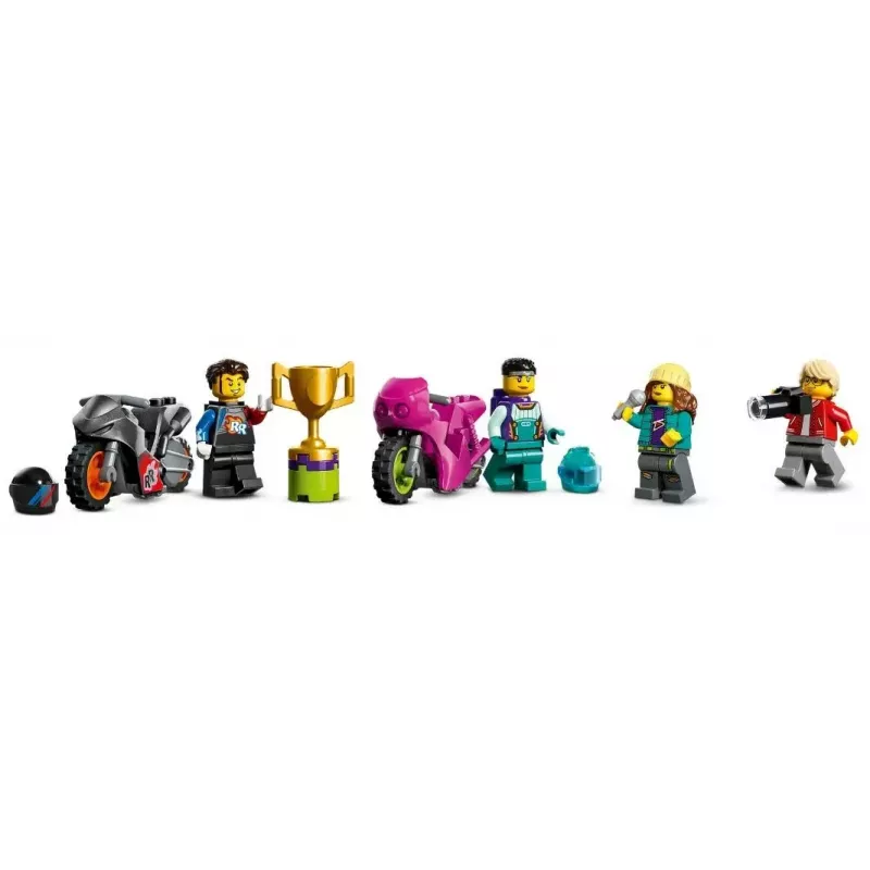 LEGO rinkinys LEGO City Stuntz 60361 Ultimate Stunt Riders Challenge — triukų motociklų žaidimo rinkinys