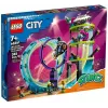 LEGO rinkinys LEGO City Stuntz 60361 Ultimate Stunt Riders Challenge — triukų motociklų žaidimo rinkinys