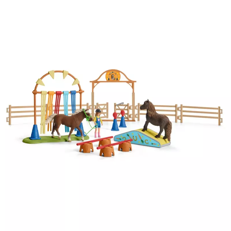 Pony agility training Schleich 42481 Įvairiaspalvis Plastikinis 3-8 metų