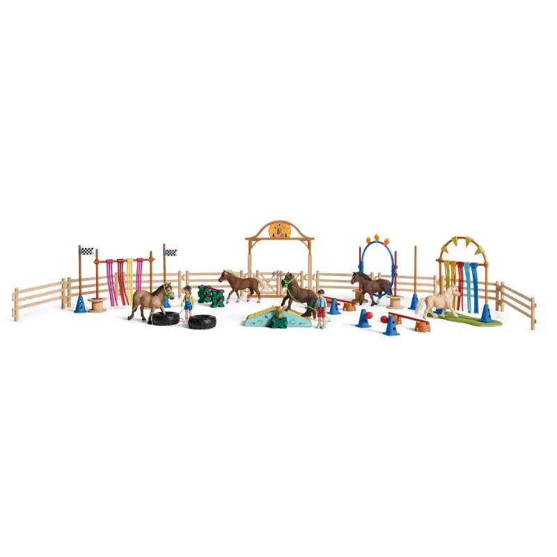 Pony agility training Schleich 42481 Įvairiaspalvis Plastikinis 3-8 metų