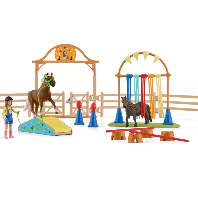 Pony agility training Schleich 42481 Įvairiaspalvis Plastikinis 3-8 metų