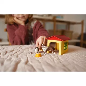 Schleich FARM WORLD Dog House 42573 Daugiaspalvis Rekomenduojamas amžius 3+