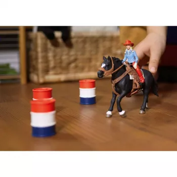 schleich „Kaubojės statinių lenktynių linksmybės“, 3 metai, Daugiaspalvis