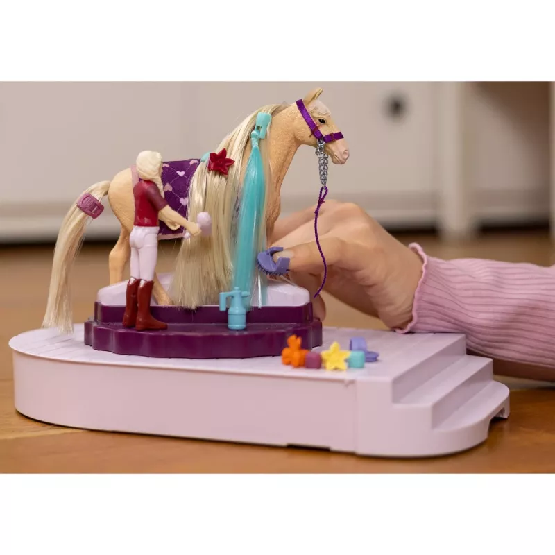schleich HORSE CLUB Sofia’s Beauties arklių priežiūros stotelė, Šukuojami plaukai, Arkliai, 3 m., Daugiaspalvė