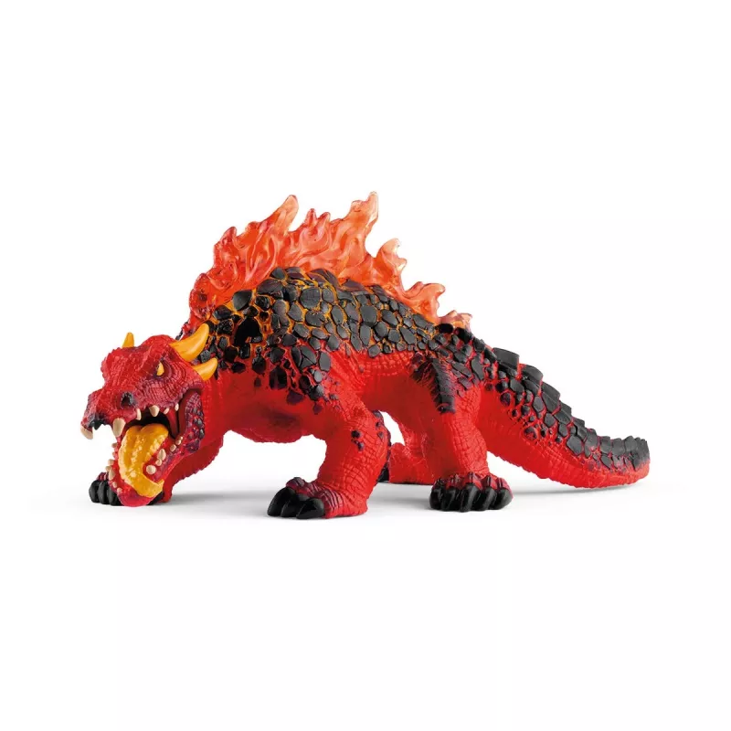 schleich ELDRADOR CREATURES Magma Lizard, 7 metai, Lavos pasaulis, Monstrai ir drakonai, Juoda, Raudona, Plastikas