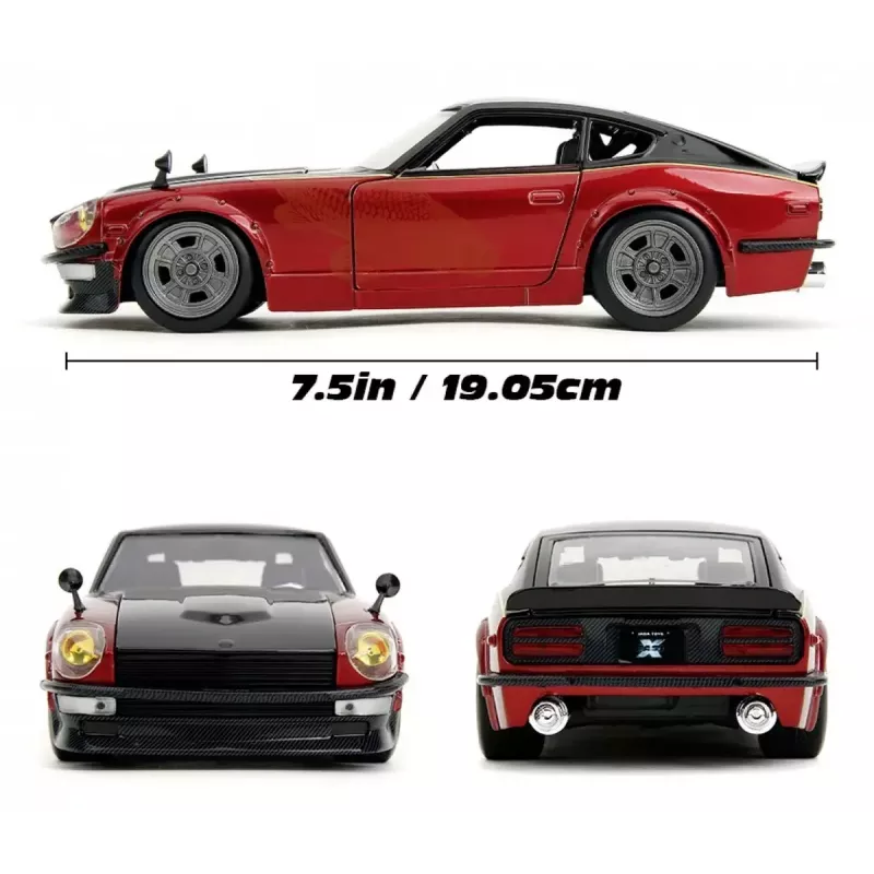 Automobilis Jada Toys 253203090 Fast & Furious Metalo Plastiko Gumos Raudona Juoda
