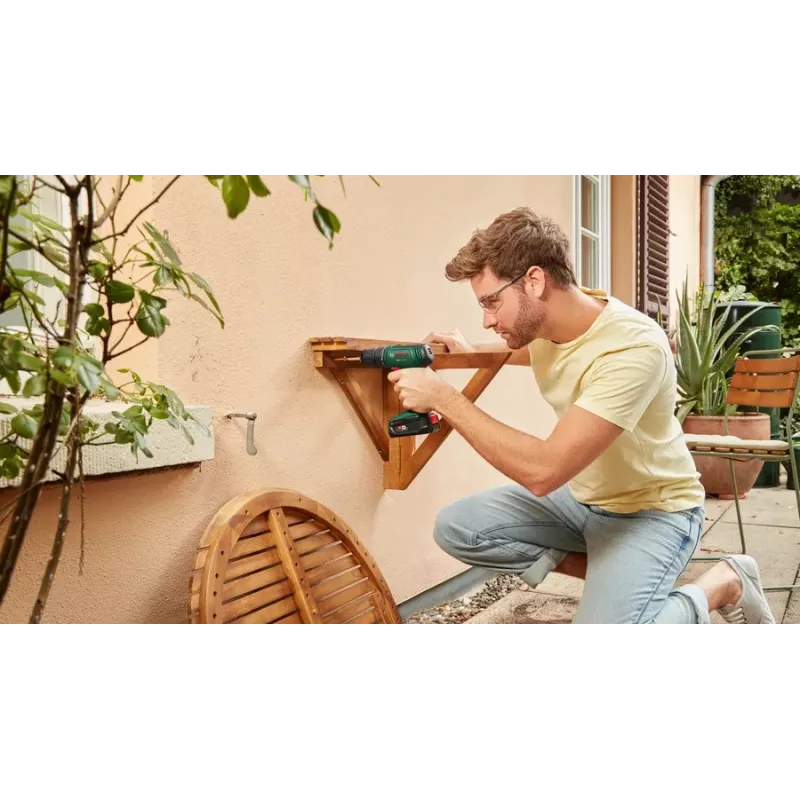 Bosch EasyDrill 18V-40 1630 RPM beraktis 1,3 kg juodas, žalias