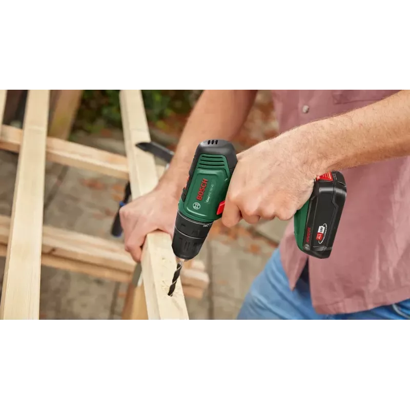 Bosch EasyDrill 18V-40 1630 RPM beraktis 1,3 kg juodas, žalias
