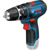 Pistol grip grąžtas Bosch GSB 12V-15, 1300 RPM, 2 Ah baterija