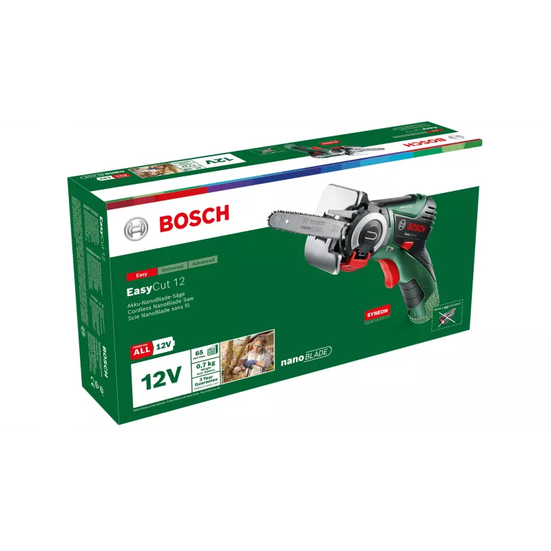 Bosch EasyCut 12 akumuliatorinis siaurapjūklis 900 g