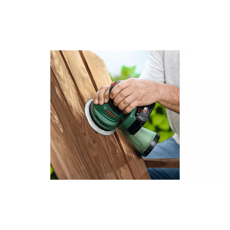 Bosch EasyOrbit 18V-10 (Baretool), Orbitinis šlifuoklis, Juoda, Žalia, Plastikas, Vokietija, 23000 OPM, 1 mm