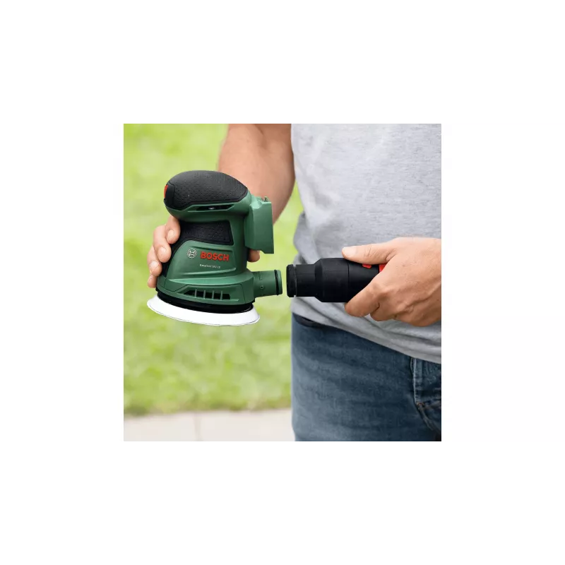 Bosch EasyOrbit 18V-10 (Baretool), Orbitinis šlifuoklis, Juoda, Žalia, Plastikas, Vokietija, 23000 OPM, 1 mm