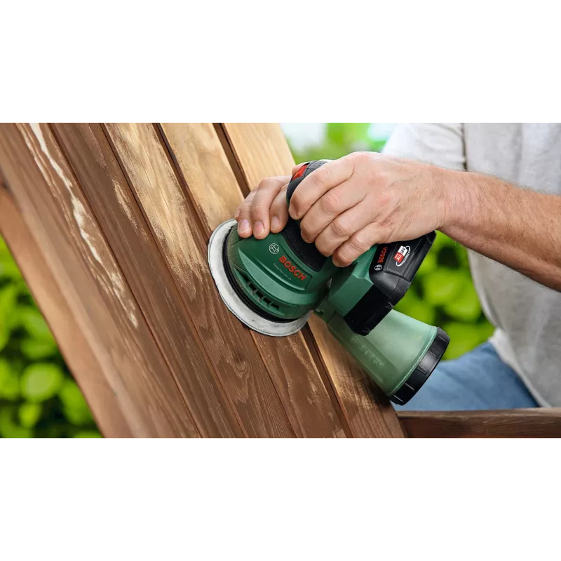 Bosch EasyOrbit 18V-10 (Baretool), Orbitinis šlifuoklis, Juoda, Žalia, Plastikas, Vokietija, 23000 OPM, 1 mm