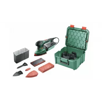 Bosch PSM 200 AES Multifunkcinis šlifuoklis 26000 aps./min Juoda, Žalia 200 W