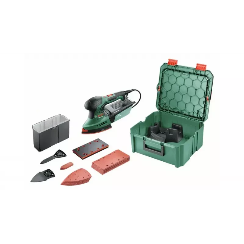 Bosch PSM 200 AES Multifunkcinis šlifuoklis 26000 aps./min Juoda, Žalia 200 W