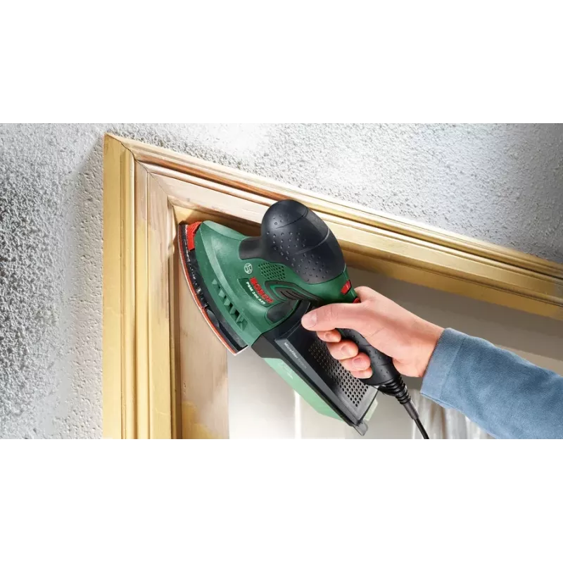 Bosch PSM 200 AES Multifunkcinis šlifuoklis 26000 aps./min Juoda, Žalia 200 W
