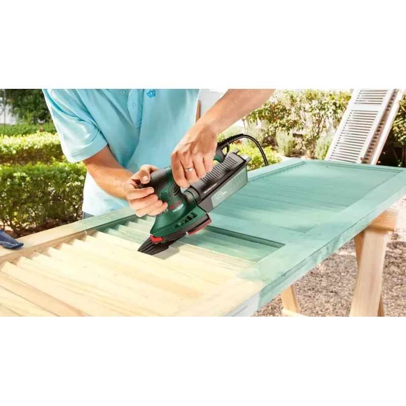 Bosch PSM 200 AES Multifunkcinis šlifuoklis 26000 aps./min Juoda, Žalia 200 W