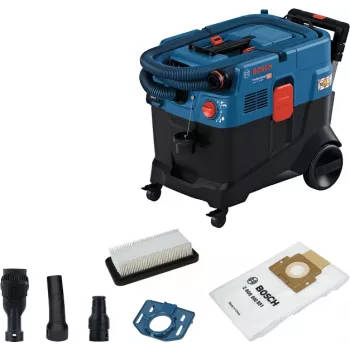 Bosch GAS 12-40 MA Professional 40 L cilindrinis dulkių siurblys sausiems ir šlapiems valymams 1200 W Combi
