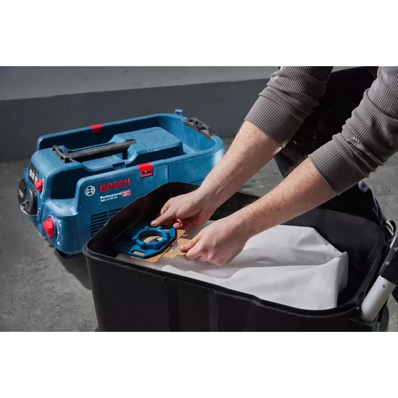 Bosch GAS 12-40 MA Professional 40 L cilindrinis dulkių siurblys sausiems ir šlapiems valymams 1200 W Combi
