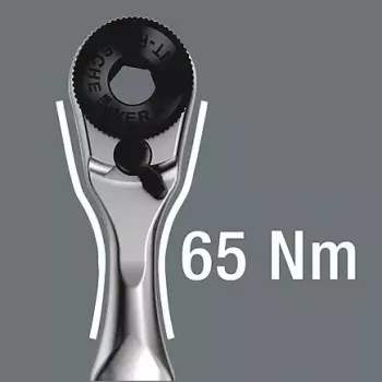 Raktų su lizdais rinkinys Wera Zyklop Mini 2
