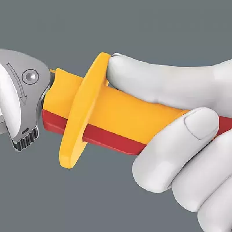 Reguliuojamas veržliaraktis Wera 05020170001 Žandikaulio plotis 1,9 cm Plastikinė rankena