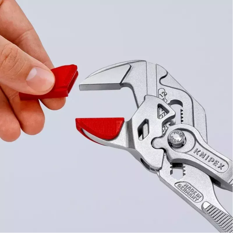 Vamzdžių veržliarakčio atsarginė dalis Knipex 86 09 250 V01 Raudonas plastikas 6 vnt.